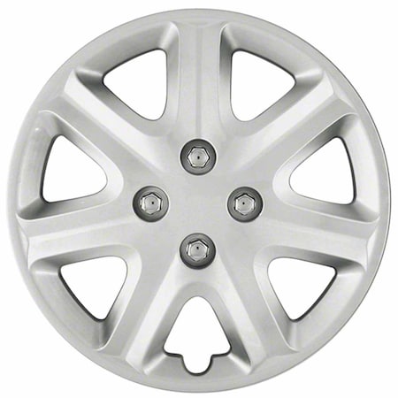 Coast2Coast 15", 7 Spoke, Silver, Plastic, Set Of 4, Standard Leg IWCB890215S
